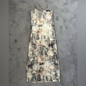 Bella Luxx Whisper Pea Maidstone Spaghetti Maxi Dress